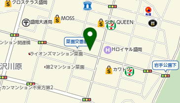一風堂 盛岡店の地図画像