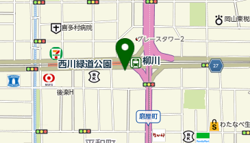 一風堂 岡山店の地図画像