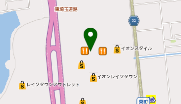 一風堂 越谷レイクタウン店の地図画像