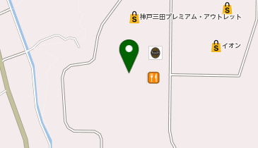一風堂 神戸三田プレミアム・アウトレット店の地図画像