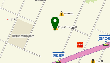 RAMEN EXPRESS 博多一風堂 ららぽーと沼津店の地図画像