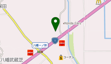 どうとんぼり神座 八幡店の地図画像