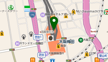 どうとんぼり神座 UMEDA FOOD HALL店の地図画像