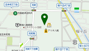 どうとんぼり神座 アリオ八尾店の地図画像