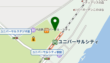 どうとんぼり神座 ユニバーサルシティビル店の地図画像