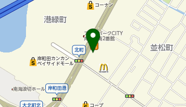 どうとんぼり神座 岸和田並松町店の地図画像