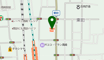 ロイヤルホスト高崎駅前店の地図画像