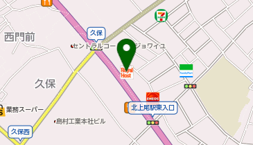 ロイヤルホスト上尾店の地図画像