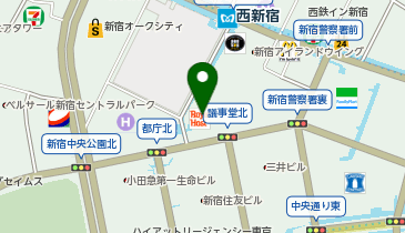 ロイヤルホスト新宿店の地図画像