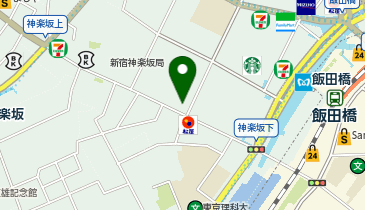 ロイヤルホスト神楽坂店の地図画像