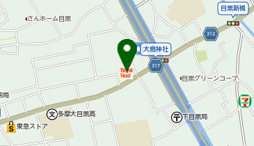 ロイヤルホスト目黒店の地図画像