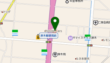 ロイヤルホスト厚木栄町店の地図画像