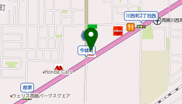 ロイヤルホスト高槻店の地図画像