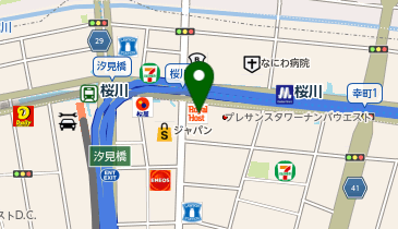 ロイヤルホスト桜川店の地図画像