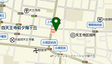 ロイヤルホスト上本町店の地図画像
