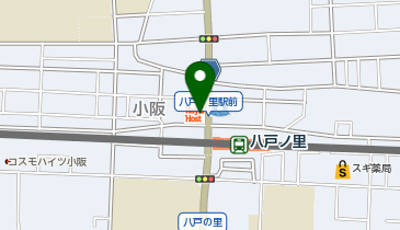 ロイヤルホスト八戸の里店の地図画像