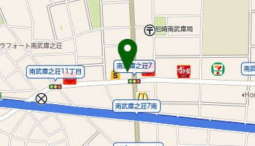 ロイヤルホスト武庫之荘店の地図画像