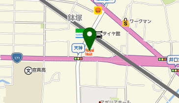 ロイヤルホスト池田天神店の地図画像