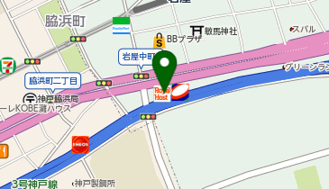 ロイヤルホスト摩耶店の地図画像