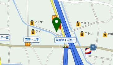 ロイヤルホスト安曇野インター店の地図画像
