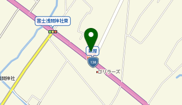 ロイヤルホスト富士吉田店の地図画像
