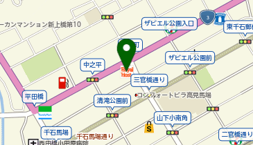 ロイヤルホスト城山店の地図画像