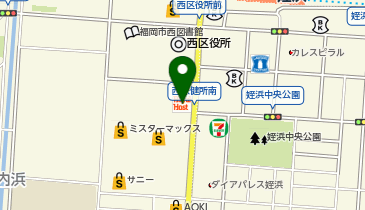 ロイヤルホスト姪浜店の地図画像