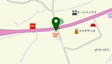 ロイヤルホスト宗像店の地図画像