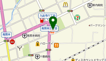 ロイヤルホスト南熊本店の地図画像