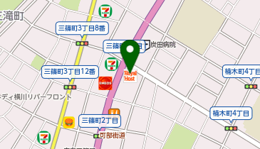 ロイヤルホスト三篠店の地図画像