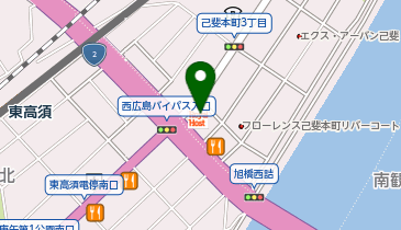 ロイヤルホスト己斐店の地図画像