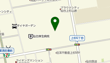 ロイヤルホストイオンモール仙台上杉店の地図画像
