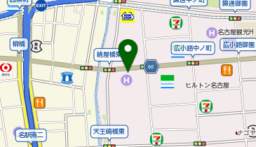 ロイヤルホスト名古屋納屋橋店の地図画像