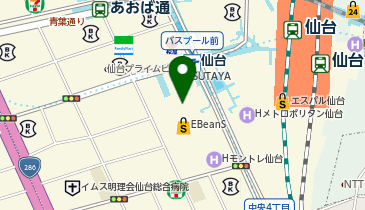 エクセルコダイヤモンド 仙台パルコ2店の地図画像