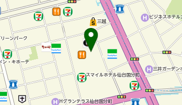 エクセルコダイヤモンド 仙台店の地図画像