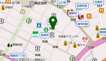 エクセルコダイヤモンド 静岡店の地図画像