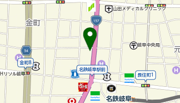 エクセルコダイヤモンド 岐阜店の地図画像