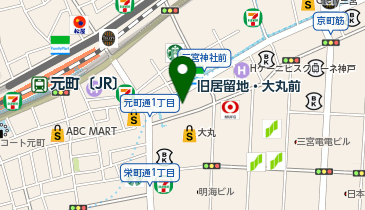 エクセルコダイヤモンド 神戸店の地図画像