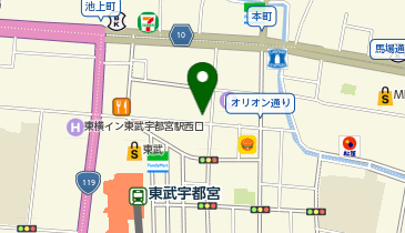 エクセルコダイヤモンド 宇都宮店の地図画像