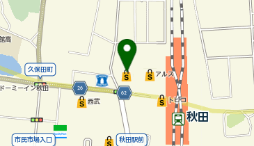 エクセルコダイヤモンド 秋田オーパ店の地図画像