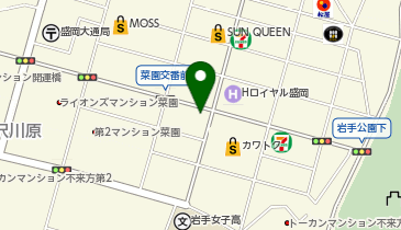 エクセルコダイヤモンド 盛岡店の地図画像