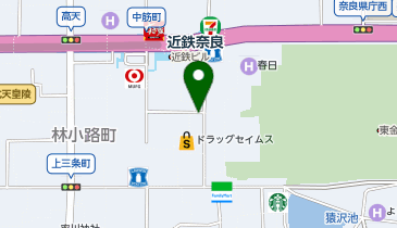 銀座ダイヤモンドシライシ 奈良店の地図画像