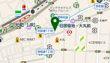 銀座ダイヤモンドシライシ 神戸本店の地図画像