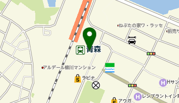 銀座ダイヤモンドシライシ 青森&ラビナ店の地図画像