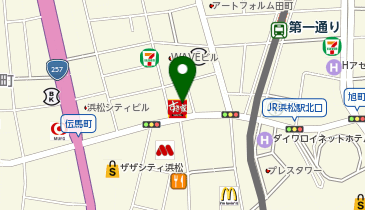 銀座ダイヤモンドシライシ 浜松店の地図画像