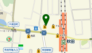 銀座ダイヤモンドシライシ 秋田オーパ店の地図画像