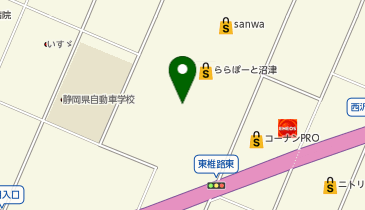 銀座ダイヤモンドシライシ ららぽーと沼津店の地図画像