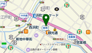 銀座ダイヤモンドシライシ 長崎ハマクロス411店の地図画像