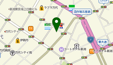 銀座ダイヤモンドシライシ 新潟本店の地図画像