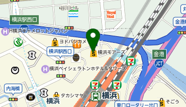 銀座ダイヤモンドシライシ 横浜モアーズ店の地図画像